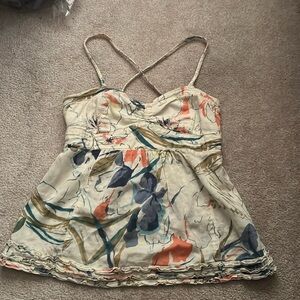 Cutsie Hollister baby doll tank. SZ Medium